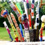 tricot, Tricote un Sourire, art, carré, participer, coopératif, laine, recycler, atelier, activité, senior, enfant, famille, lumi, boîte à carrés, yarn-bombing
